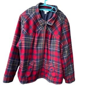 Relativity size 2X wool blend lined jacket.